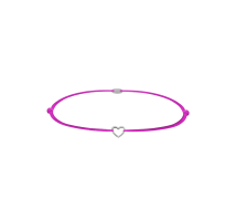 GRAV Baby Heart Contour Ezüst 925 Fonalas Karkötő