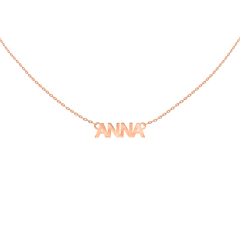 GRAV My Name Arany 14K Nyaklánc