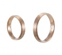 Wedding Arany 14k Karikagyűrű