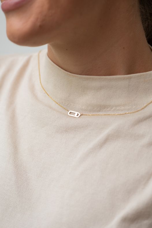 GRAV Clasp For Her Arany 14K Nyaklánc