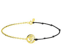 GRAV Yoga Balance AUM Arany 14K Karkötő