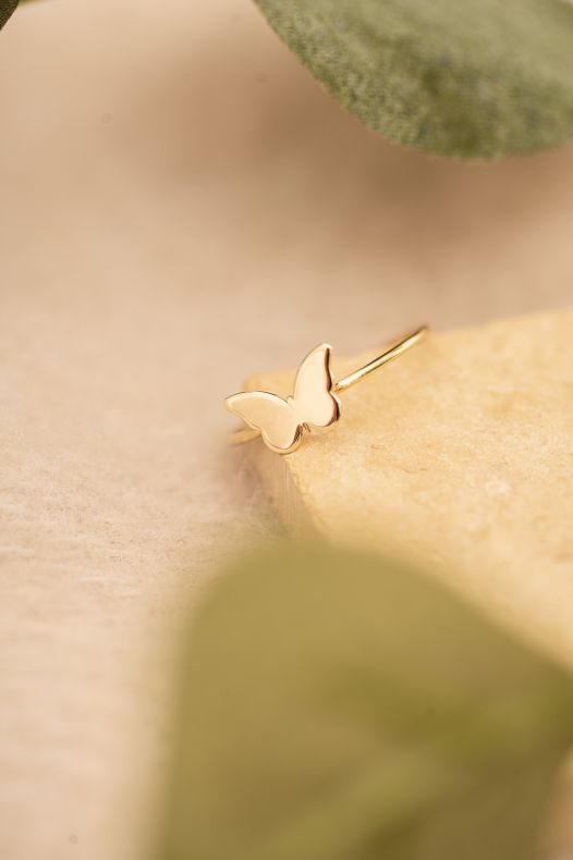 Grav Butterfly Arany 14K Gyűrű