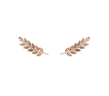 Grav Leaf Arany 14K Fülbevaló