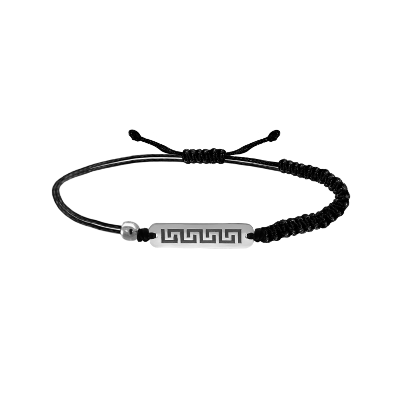 GRAV Macrame Ares Men Ezüst 925 Karkötő