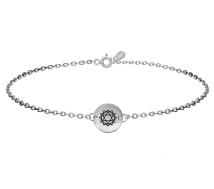 GRAV Szív Csakra Ezüst 925 Karkötő