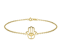 Grav Hamsa Arany 14K Karkötő