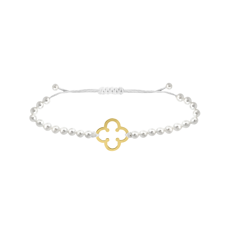 GRAV Luna Flower Sárga Arany 14K Karkötő