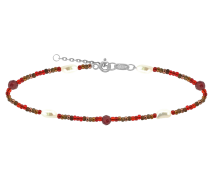 GRAV Verona Pearl Garnet Ásvány Ezüst 925 Karkötő