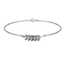 Grav Leaf Ezüst 925 Karkötő