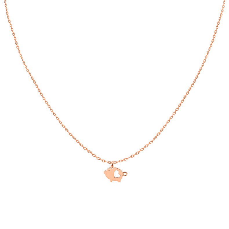Grav Piggy Baby Arany 14K Nyaklánc