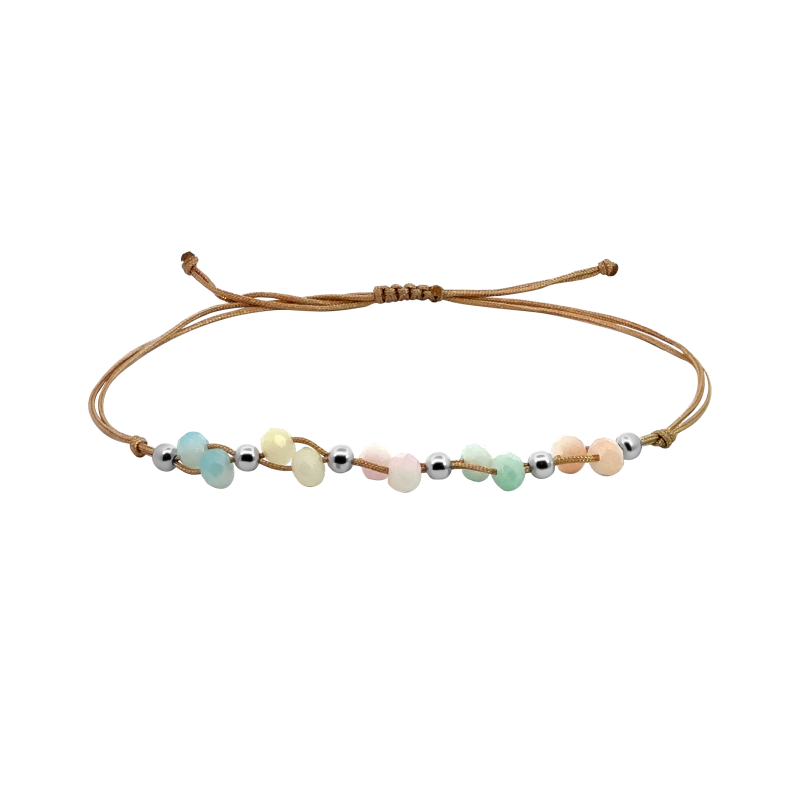 GRAV Macrame Candy Ezüst 925 Karkötő