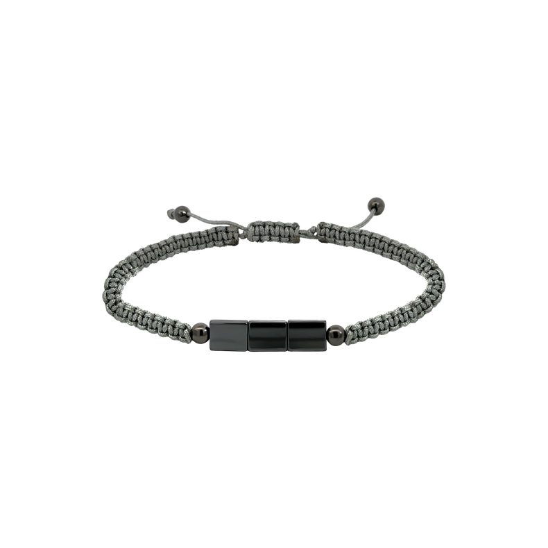 GRAV Macrame Energy Men Ásvány Karkötő