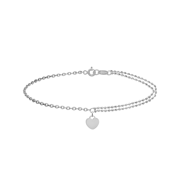 GRAV Fleur Amour Ezüst 925 Karkötő