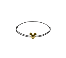 GRAV Mickey Baby Arany 14K Fonalas Karkötő