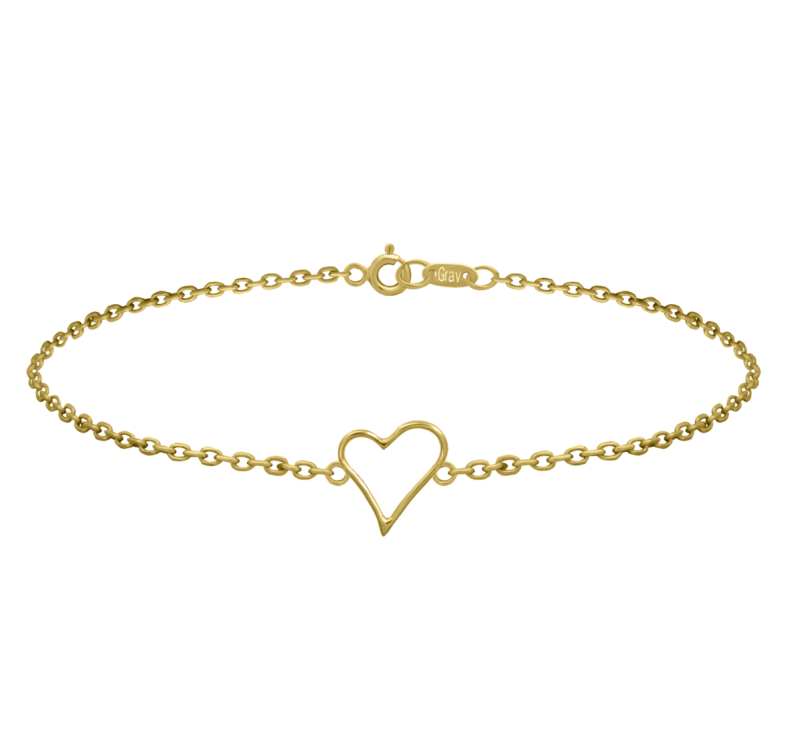 Grav Belle Contour Arany 14K Karkötő