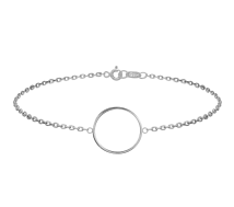 Grav Contour Circle Ezüst 925 Karkötő