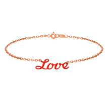 GRAV Porcelain LOVE ARANY 14K Karlánc