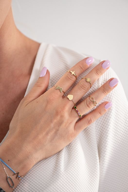 Grav Butterfly Arany 14K Gyűrű