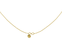 Grav Infinity Baby Feet Arany 14K Nyaklánc
