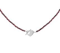 GRAV Léa Heart Mineral Ezüst 925 Nyaklánc