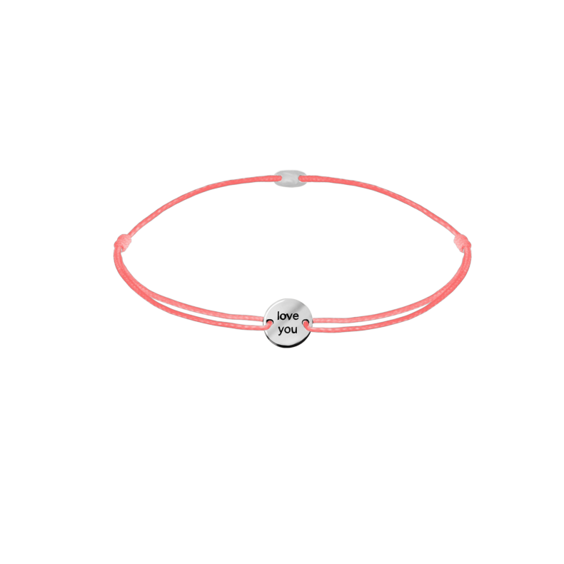 GRAV Love You Baby Ezüst 925 Fonalas Karkötő