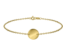 Grav Circle Arany 14K Karkötő