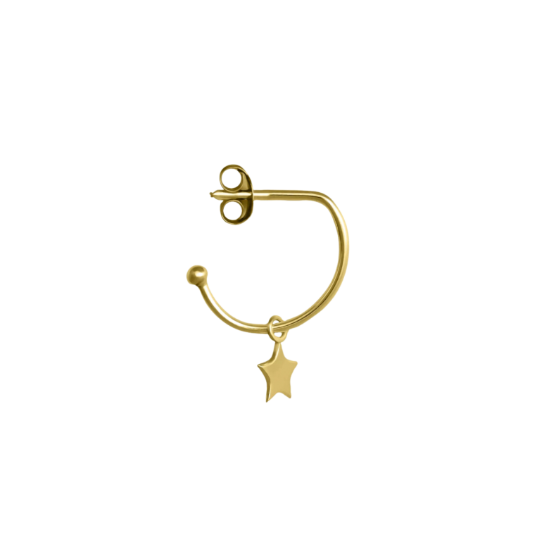 Grav Star Arany 14K Fülbevaló