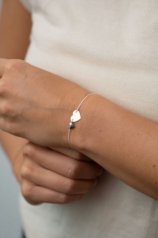 GRAV Heart Ezüst 925 Fonalas Karkötő