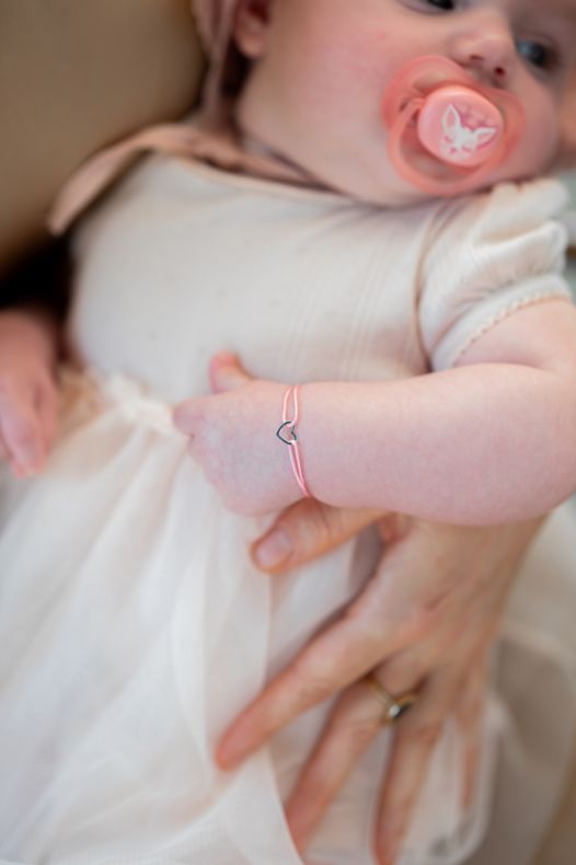 GRAV Baby Heart Contour Ezüst 925 Fonalas Karkötő