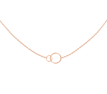 Grav Double Circle Arany 14K Nyaklánc