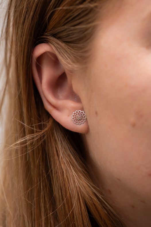 Grav Mandala Arany 14K Fülbevaló