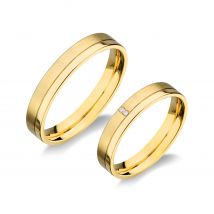 Arany 14K Karikagyűrű