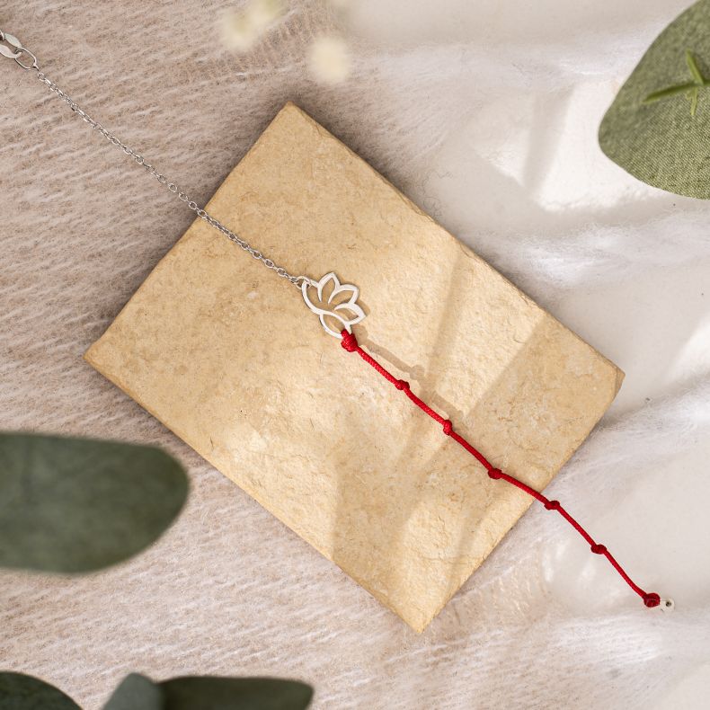 GRAV Yoga Balance Lotus Ezüst 925  Karkötő