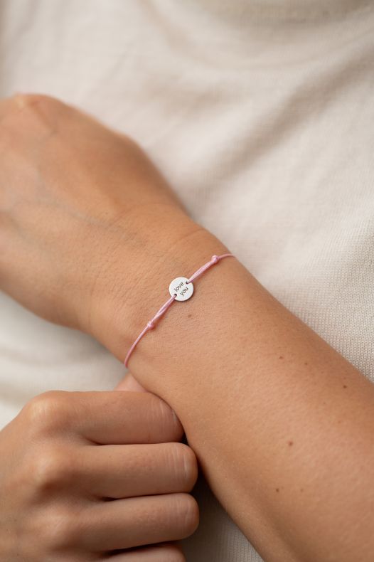 GRAV Love You Baby Ezüst 925 Fonalas Karkötő