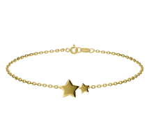 Grav Double Star Arany 14K Karkötő