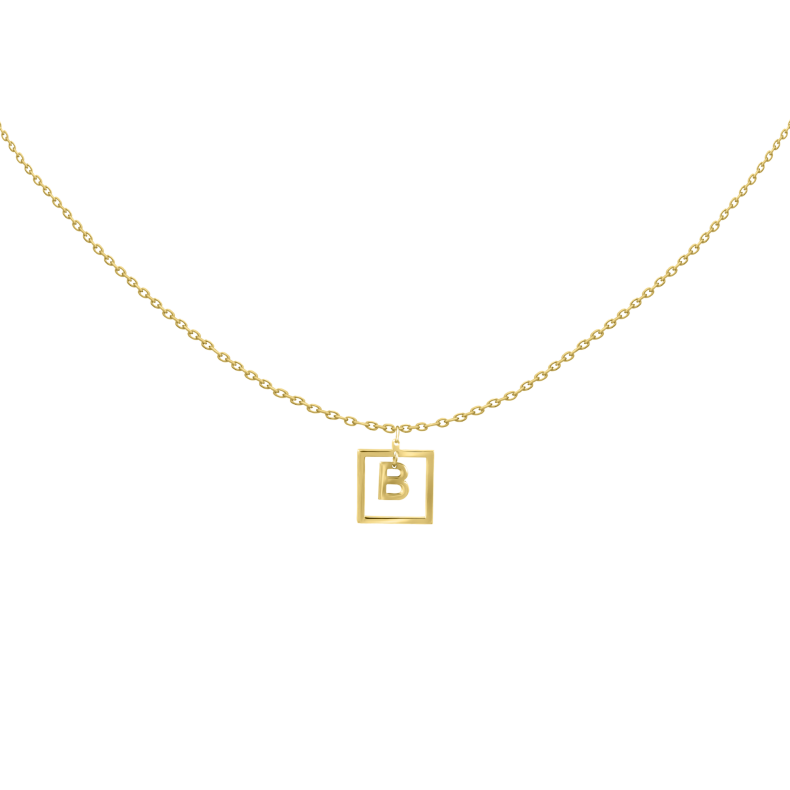 GRAV Letter Lock ARANY 14K Nyaklánc