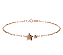 Grav Double Star Arany 14K Karkötő