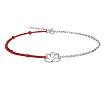 GRAV Yoga Balance Lotus Ezüst 925 Bokalánc