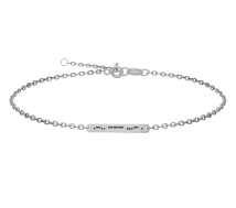 GRAV Morse LOVE Ezüst 925 Bokalánc