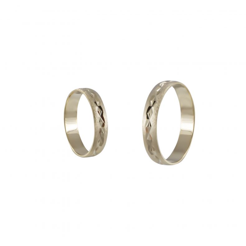 Wedding Arany 14k Karikagyűrű