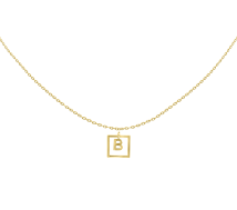 GRAV Letter Lock ARANY 14K Nyaklánc