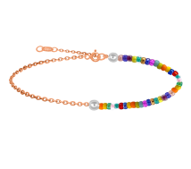 Grav Florance Vörös Arany 14K Bokalánc