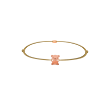 GRAV Teddy Bear Baby Arany 14K Fonalas Karkötő