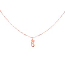 GRAV Cat Contour Arany 14K Nyaklánc