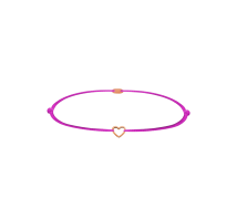 GRAV Baby Heart Contour Arany 14K Fonalas Karkötő