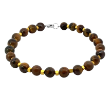 GRAV Tiger Flame Men Ásvány Karkötő