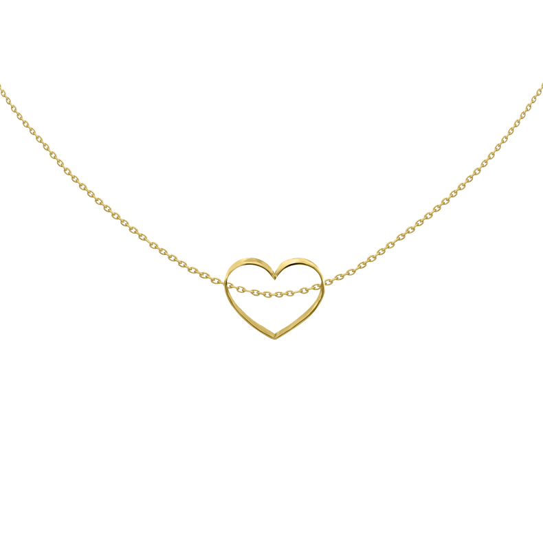 GRAV Daisy Heart Arany 14K Nyaklánc