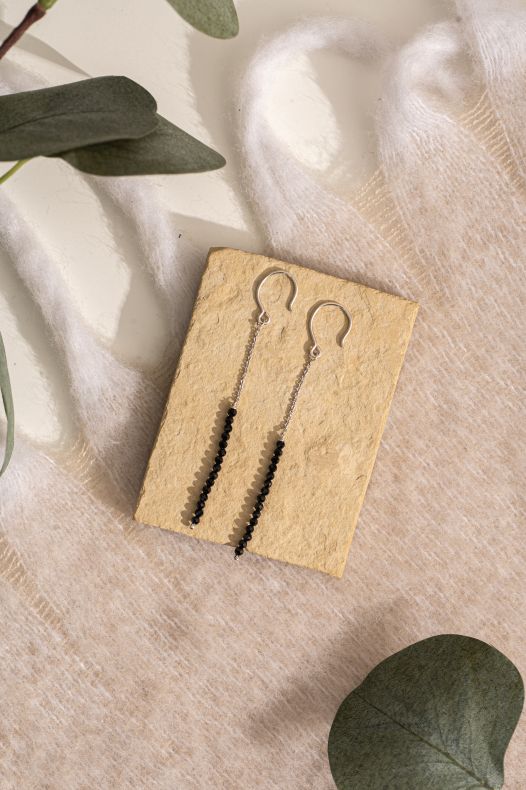 GRAV Gemstone Spinell Ezüst 925 Fülbevaló