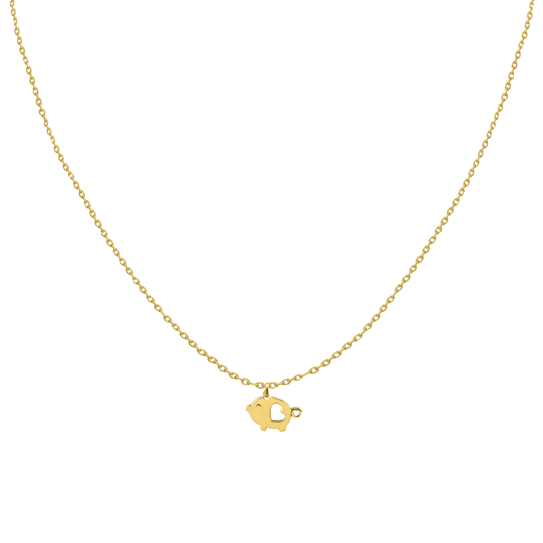Grav Piggy Baby Arany 14K Nyaklánc