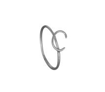 Grav Alphabet Ezüst 925 Gyűrű